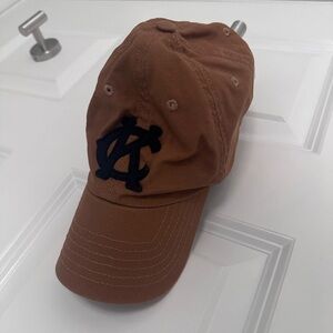 Kansas City Brown Baseball Cap with Navy Logo